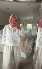 Load image into Gallery viewer, The ibiza sparkle ruffle jacket
