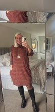 Load image into Gallery viewer, The marl tunic dress with pockets &amp; separate necklace
