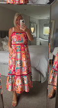 Load image into Gallery viewer, Postcards from Italy strappy dress with shirred back &amp; pockets

