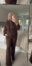 Load image into Gallery viewer, The sports luxe jersey zip tracksuit

