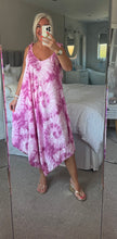 Load image into Gallery viewer, The Ibiza boho tie dye tie shoulder jumpsuit
