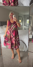 Load image into Gallery viewer, The Bora Bora 100% cotton abstract swish dress
