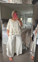 Load image into Gallery viewer, The Ibiza boho linen frill top
