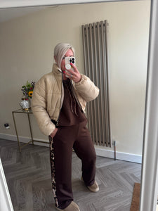 The cropped puffa jacket