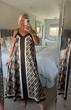 Load image into Gallery viewer, The satin baroque strappy dress

