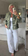 Load image into Gallery viewer, The Camo military soft denim jacket
