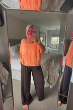 Load image into Gallery viewer, The Hopsack Seam detail top
