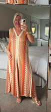 Load image into Gallery viewer, The Ibiza zig zag shimmer dress
