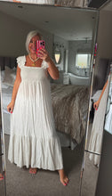 Load image into Gallery viewer, The saints frill sleeve maxi dress
