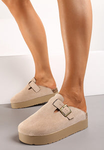 The lexi faux suede mule