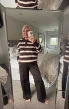 Load image into Gallery viewer, The amour striped polo knit
