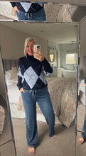 Load image into Gallery viewer, The super stretch denim tie waist joggers
