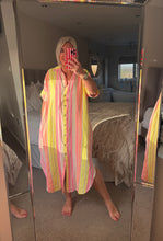 Load image into Gallery viewer, The Neon Aztec shirt dress
