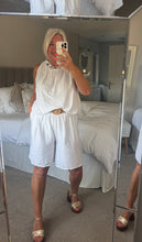 Load image into Gallery viewer, The Ibiza boho beaded shorts set with separate belt
