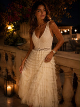 Load image into Gallery viewer, The Bora Bora crochet tulle dress
