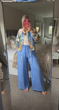 Load image into Gallery viewer, The tie waist elasticated linen trousers

