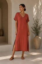 Load image into Gallery viewer, The Saints stud jersey t shirt dress
