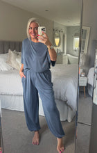Load image into Gallery viewer, The saints puff hem t shirt ribbed tracksuit
