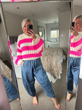 Load image into Gallery viewer, The hot pink striped knit
