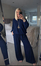 Load image into Gallery viewer, The chiffon trouser suit with separate necklace
