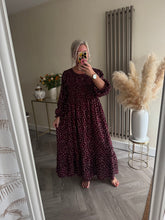 Load image into Gallery viewer, The shirred spotty dress
