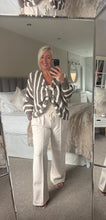 Load image into Gallery viewer, The Lola striped bow front/back jumper

