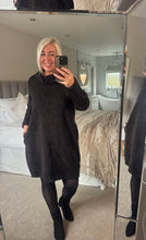 Load image into Gallery viewer, The Animal print snood dress with pockets
