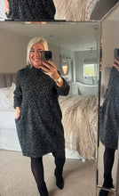 Load image into Gallery viewer, The Animal print snood dress with pockets
