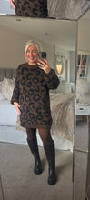 Load image into Gallery viewer, The Lola animal print jumper dress
