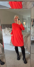 Load image into Gallery viewer, The supersoft knit jumper dress with pockets
