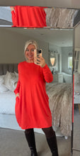 Load image into Gallery viewer, The supersoft knit jumper dress with pockets

