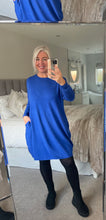 Load image into Gallery viewer, The supersoft knit jumper dress with pockets
