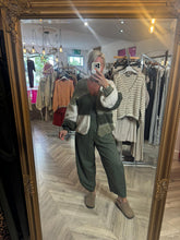 Load image into Gallery viewer, The patchwork knitted cardigan
